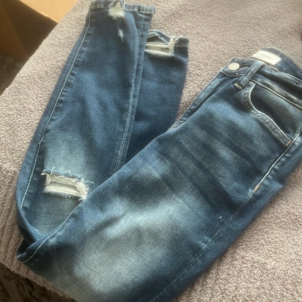 Flying monkey skinny jeans size 24